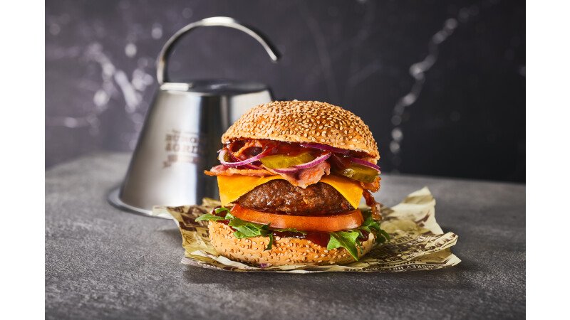 Remia hamburger met Brewing Brad saus