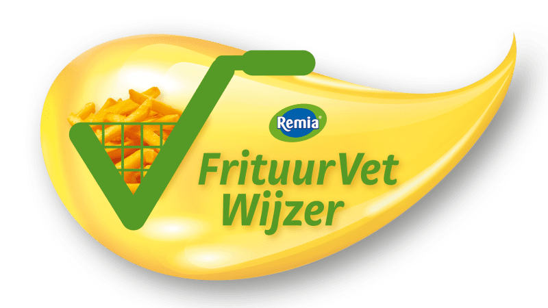 Remia FrituurVetWijzer met Remia logo