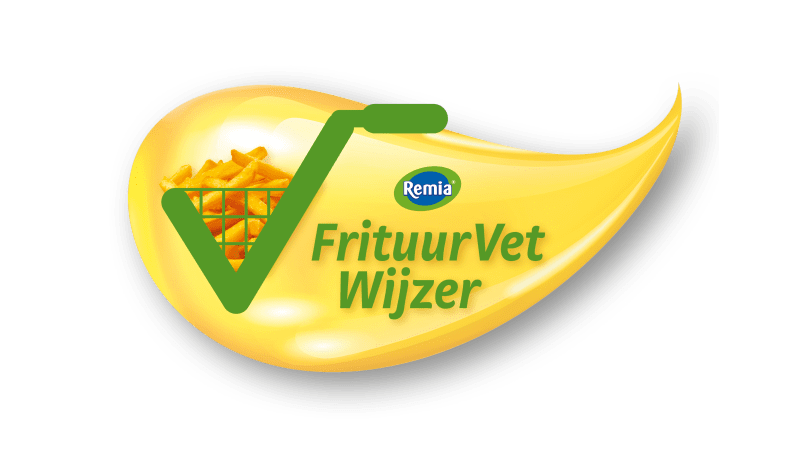 Remia FrituurVetWijzer logo geel groen png