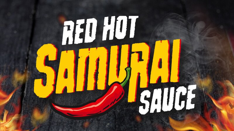 Gouda's Glorie Red Hot Samurai Sauce logo