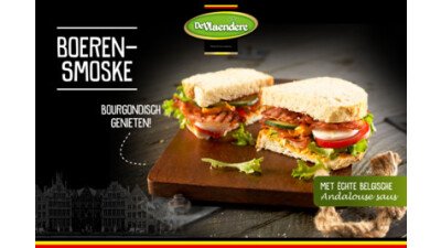 Narrowcasting deVlaendere Boerensmoske met echte Belgische mayonaise