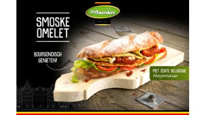 Narrowcasting DeVlaendere Smoske omelet met Belgische mayonaise