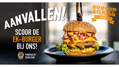 Narrowcasting Remia Dieko EK Burger aanvallen hamburger Burger en Grill