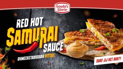 Narrowcasting Gouda's Glorie Red Hot Samurai tosti