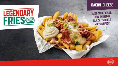 Narrowcasting Remia Legendary Fries Bacon-cheese Truffle Mayonaise