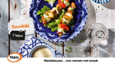 Narrowcasting Yildriz Souvlaki tzatzikisaus