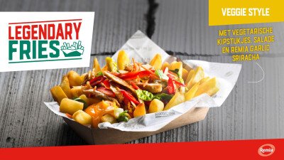 Narrowcasting Remia Legendary Fries Vegetarisch Garlic Sriracha