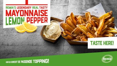 Narrowcasting Remia Legendary Lemon Pepper mayonaise frites taste here
